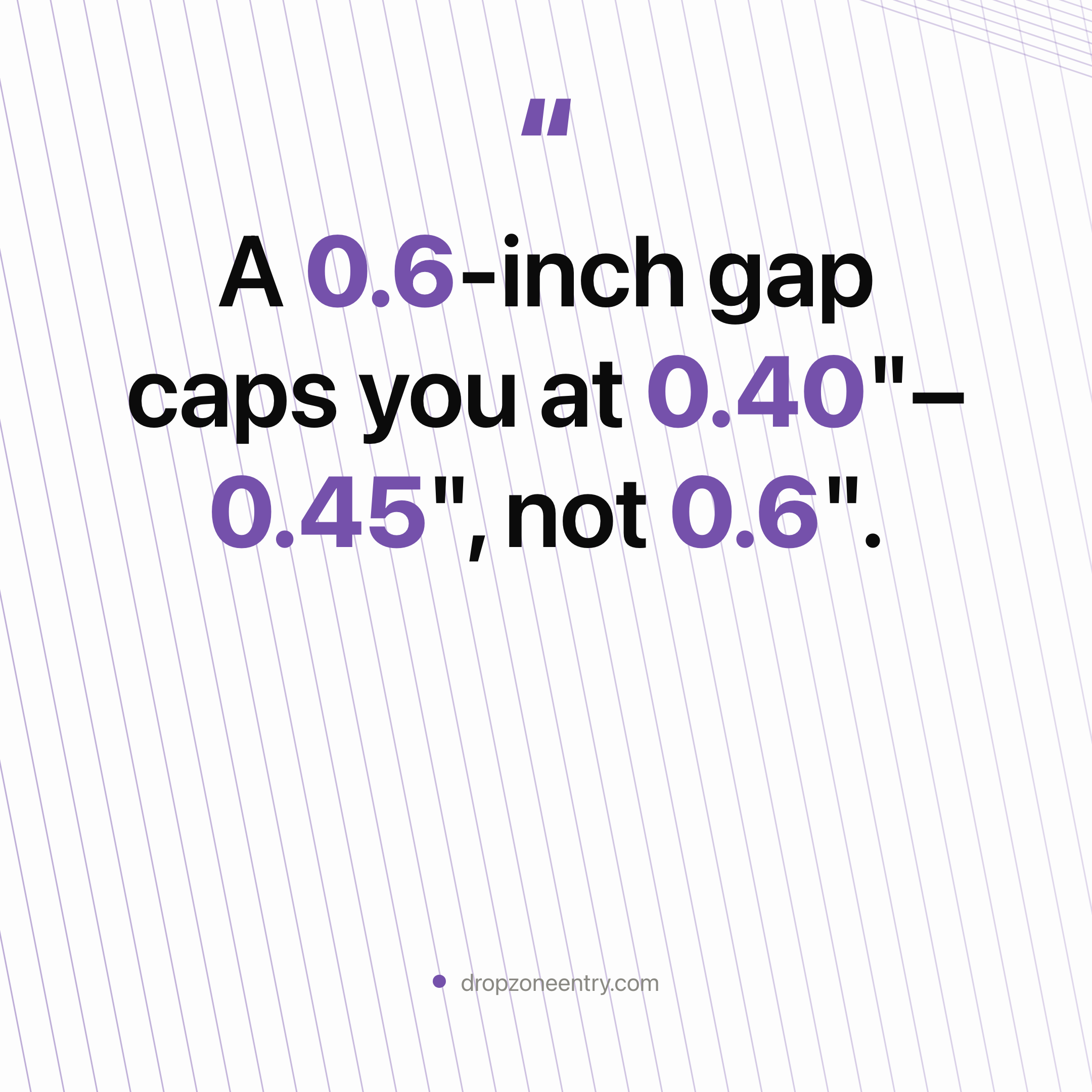 Doormat Thickness Is Capped by Your Door Gap