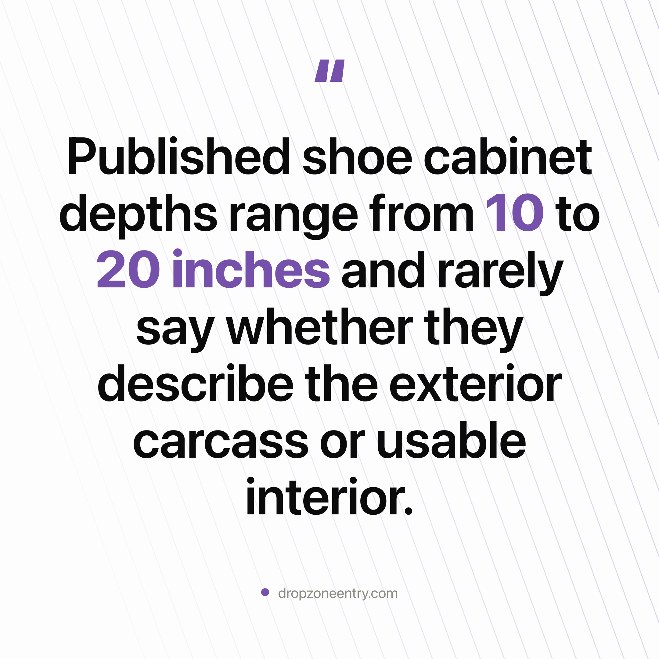 Shoe Cabinet Depth: 4 Subtractions Buyers Miss