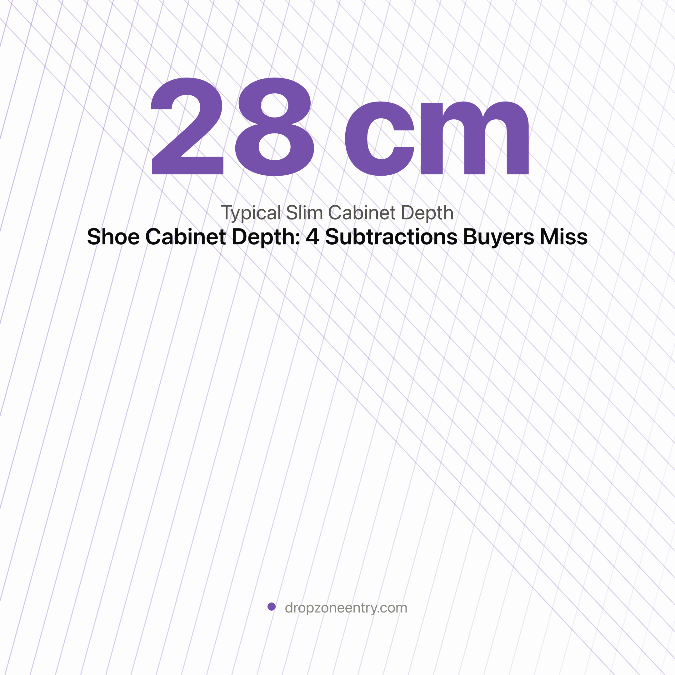 Shoe Cabinet Depth: 4 Subtractions Buyers Miss